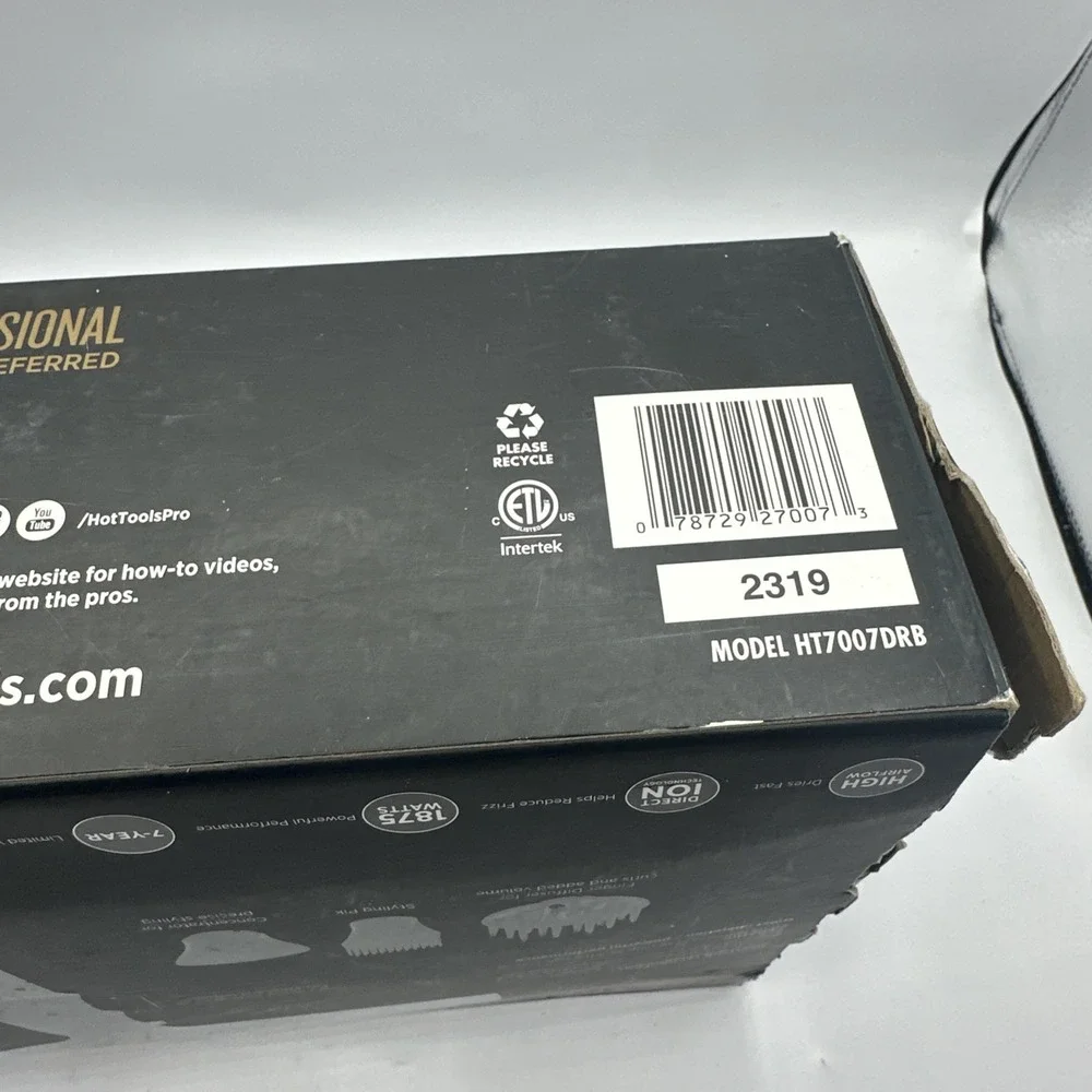 Helen of Troy Hot Tools Professional Stylist Preferred Tourmaline Tools 2100 Tur